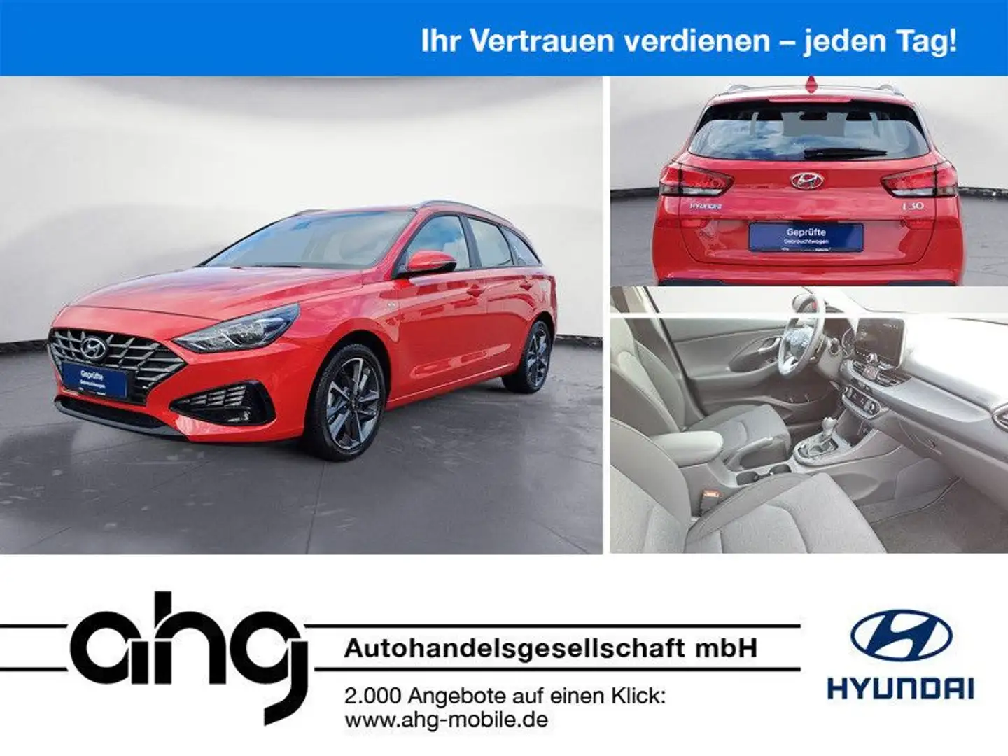 Hyundai i30 FL Kombi Rot - 1