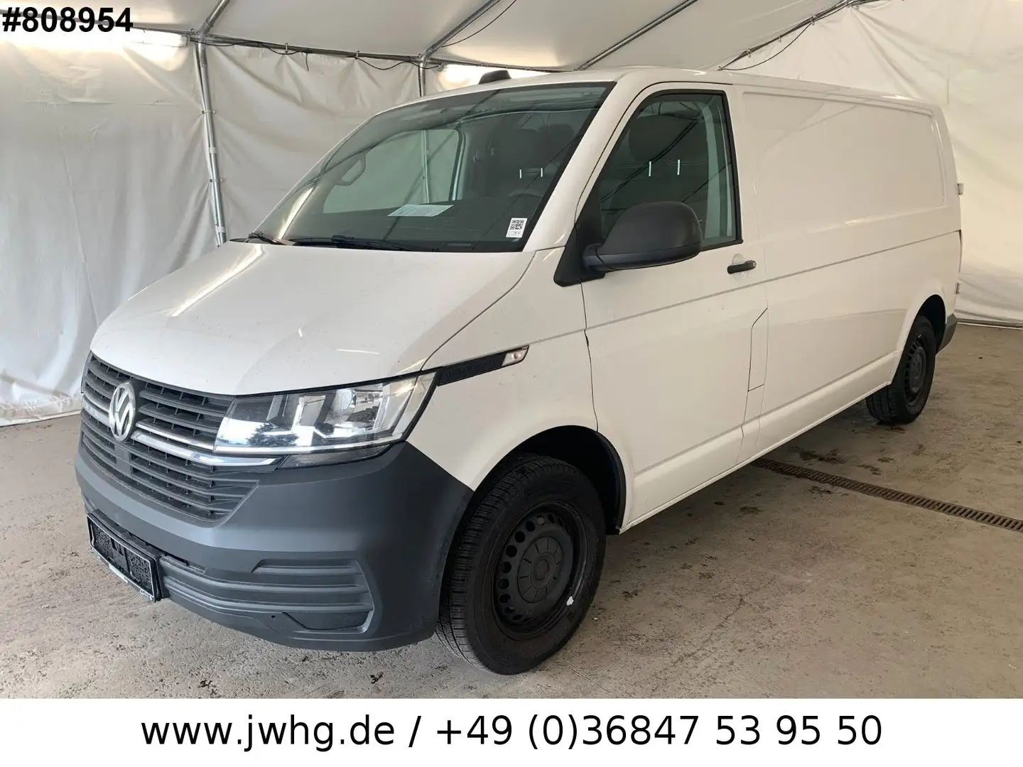 Volkswagen T6 Transporter T6.1 Kasten 2.0 TDI LR NAVI/TEMPOMAT/FLÜGELTÜREN Weiß - 1