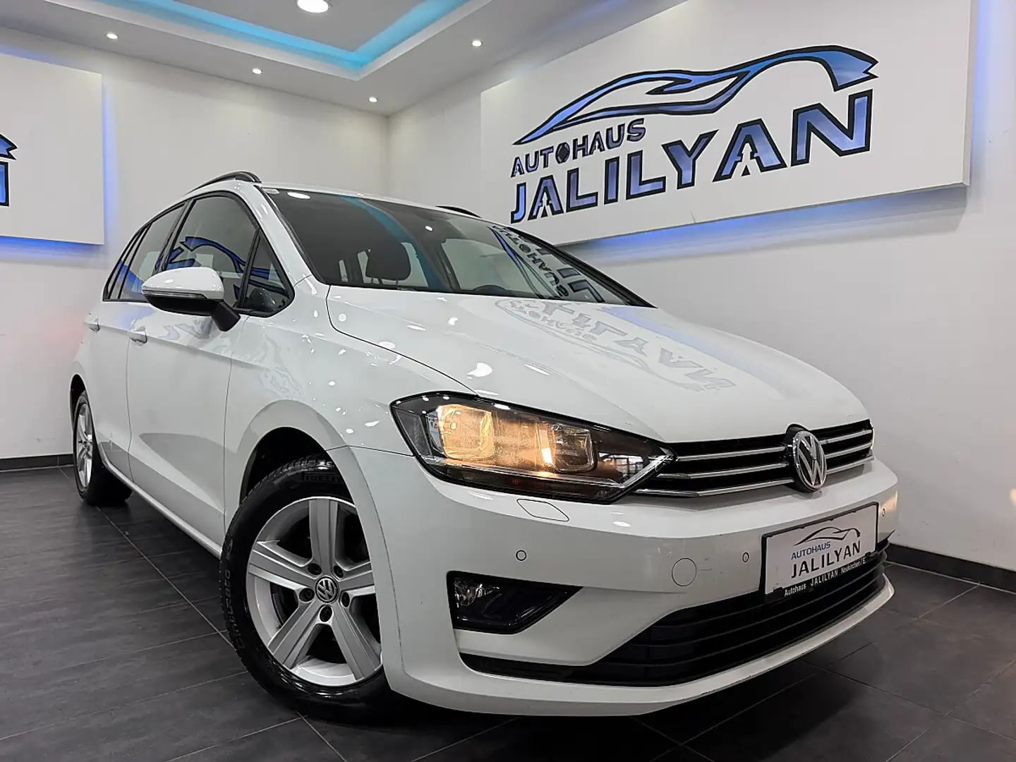 Volkswagen Golf Sportsvan Rabbit 2,0 BMT TDI DSG,AHK,Rückfahrkamera Weiß - 1
