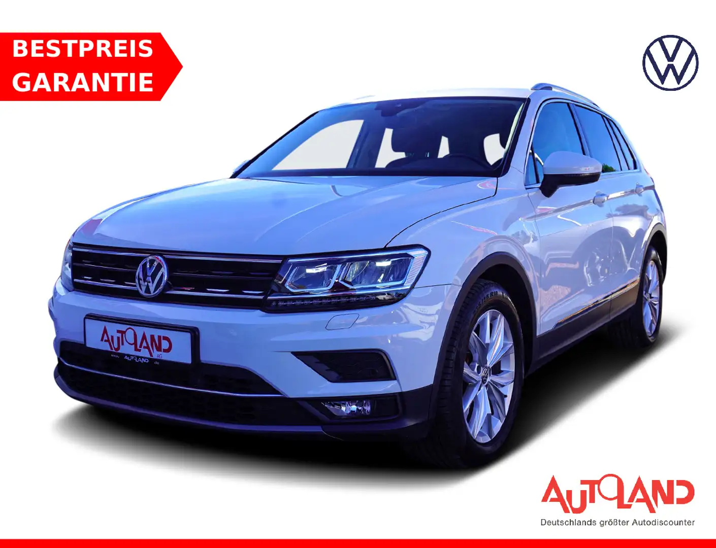 Volkswagen Tiguan 1.5 TSI DSG Highline LED Navi AHK ACC Weiß - 1