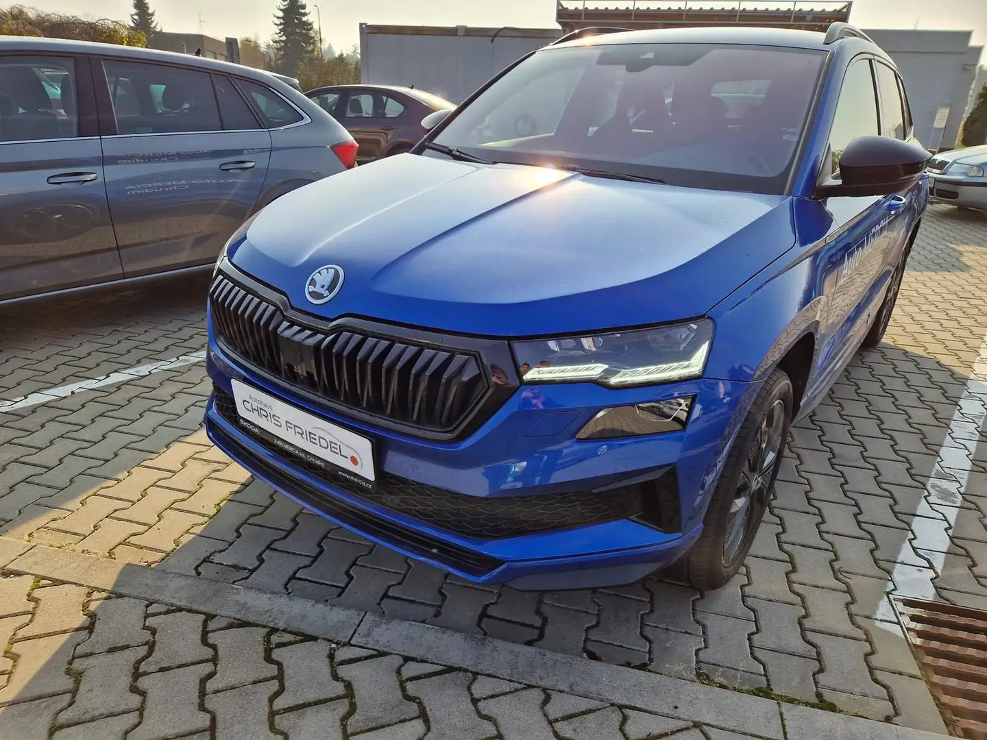 Skoda Karoq 1.5TSI Sportline DSG Matrix AHK Navi Blu/Azzurro - 2