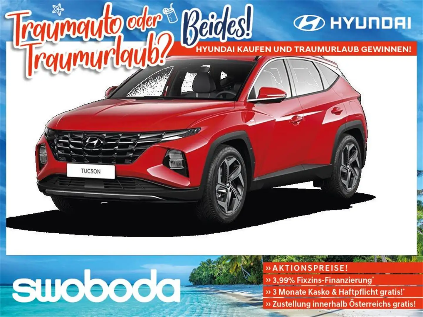 Hyundai TUCSON Tucson NX4 GO 1,6 TGDi 2WD t1bg0 Rojo - 1