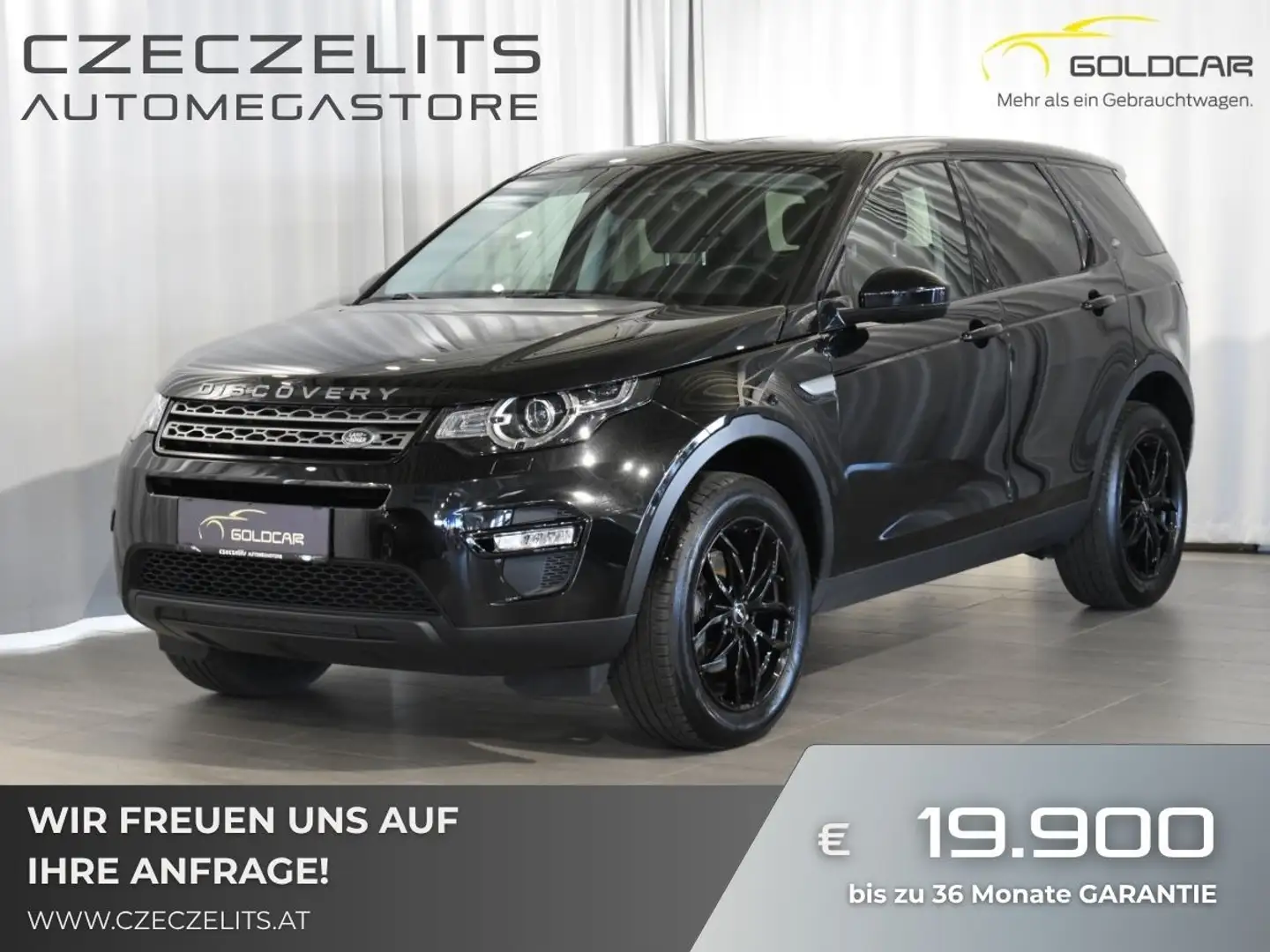 Land Rover Discovery Sport 2,0 eD4 Pure e-Capability Noir - 1