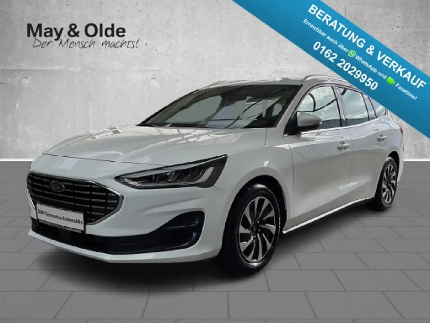 Ford Focus 1,5 EcoBlue Turnier Titanium Navi LED Apple CP And Weiß - 1