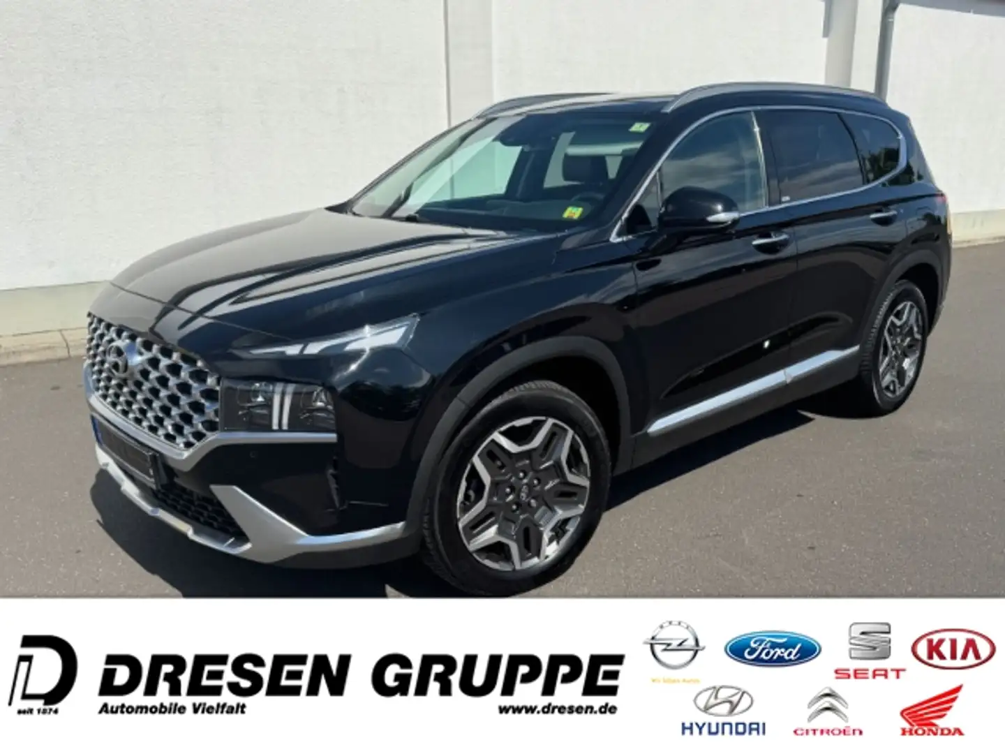 Hyundai SANTA FE Prime PHEV 4WD 1.6 T-GDI ALLRAD NAVI LEDER LED Чёрный - 2