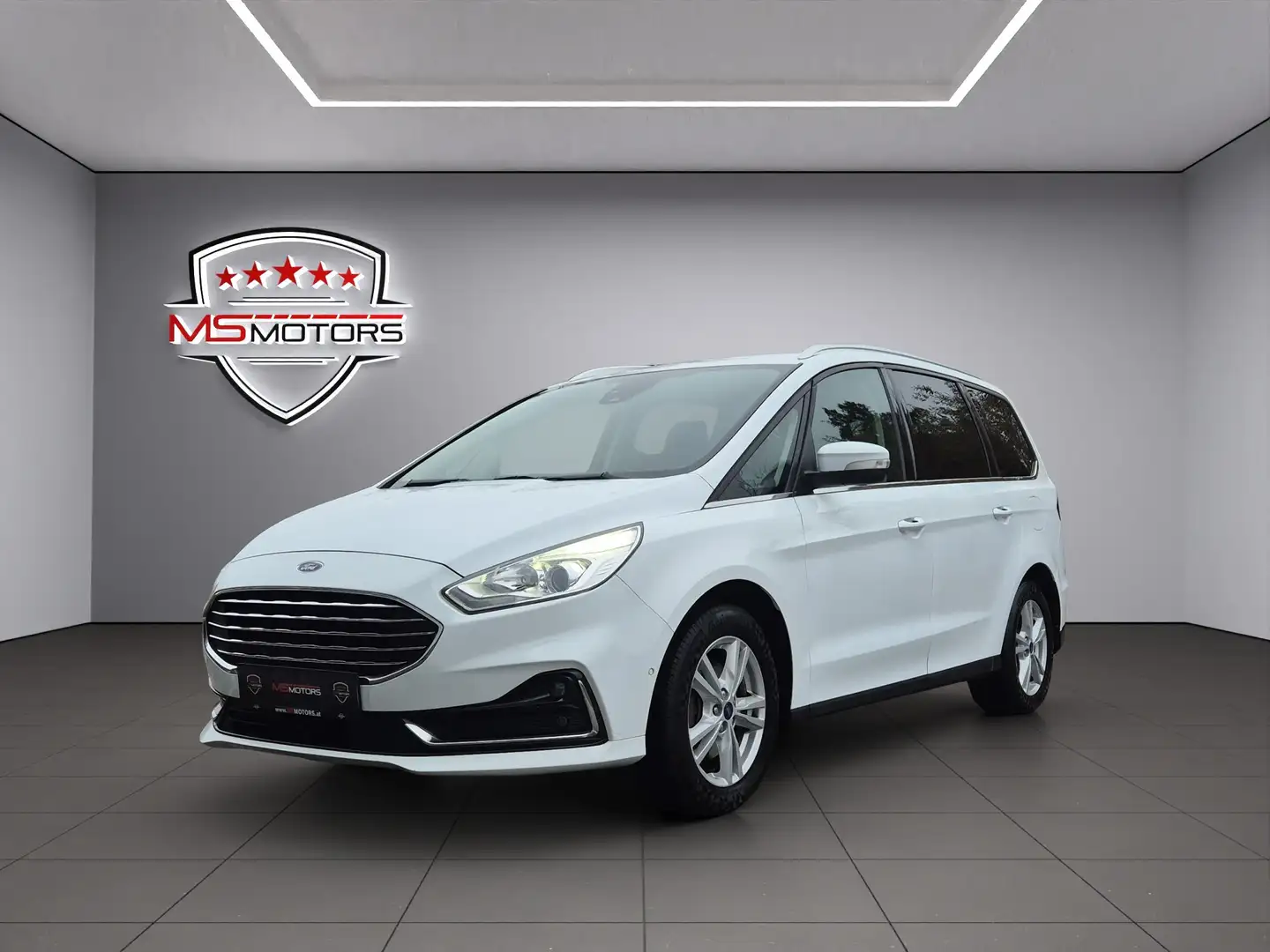 Ford Galaxy 2,0 EcoBlue Titanium*7 SITZER*RFK*NAVI*KREDIT Blanc - 1