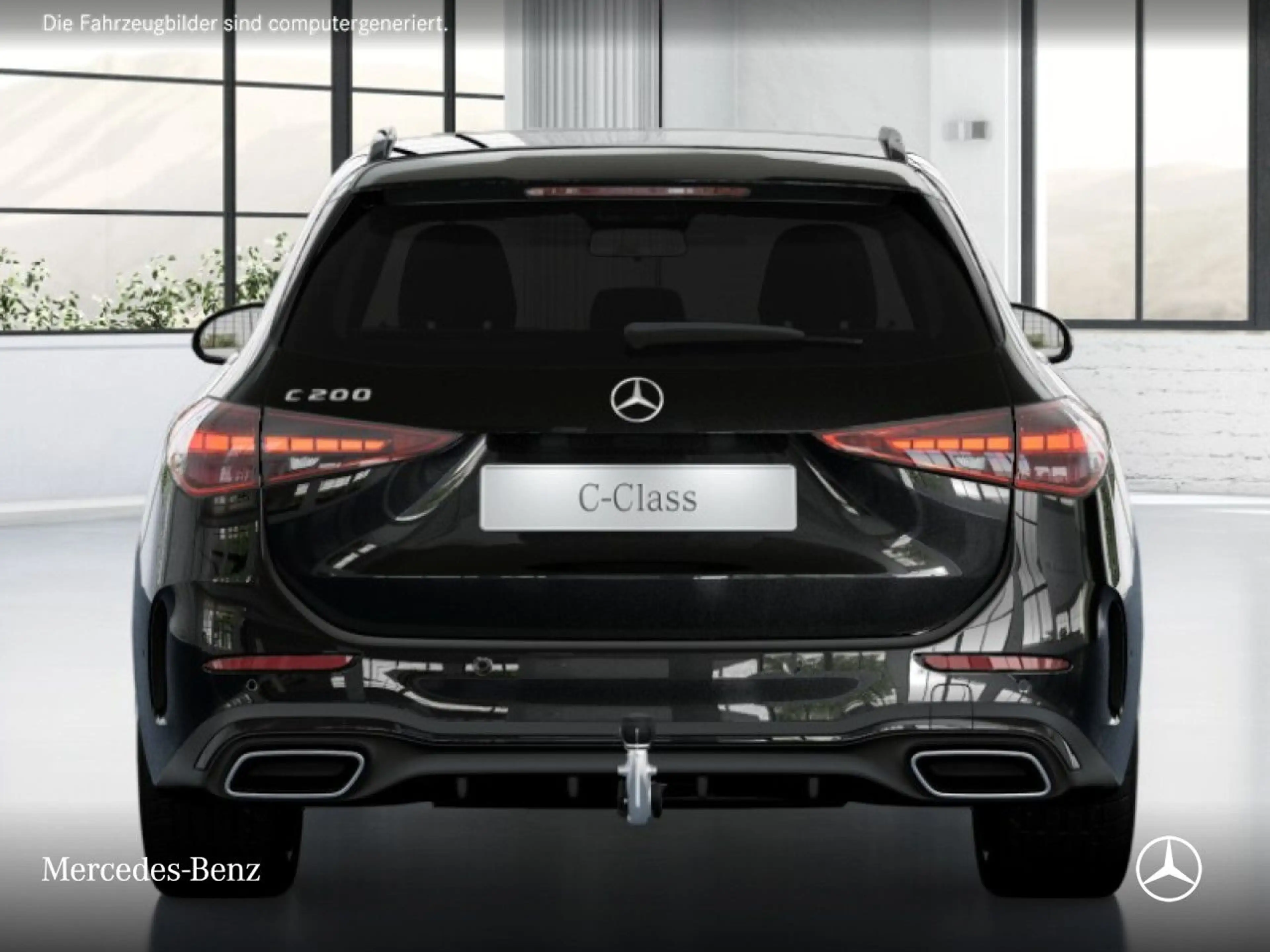 Mercedes-Benz C 200 T AMG+NIGHT+360+AHK+LED+19"+TOTW+KEYLESS+9G — photo 7