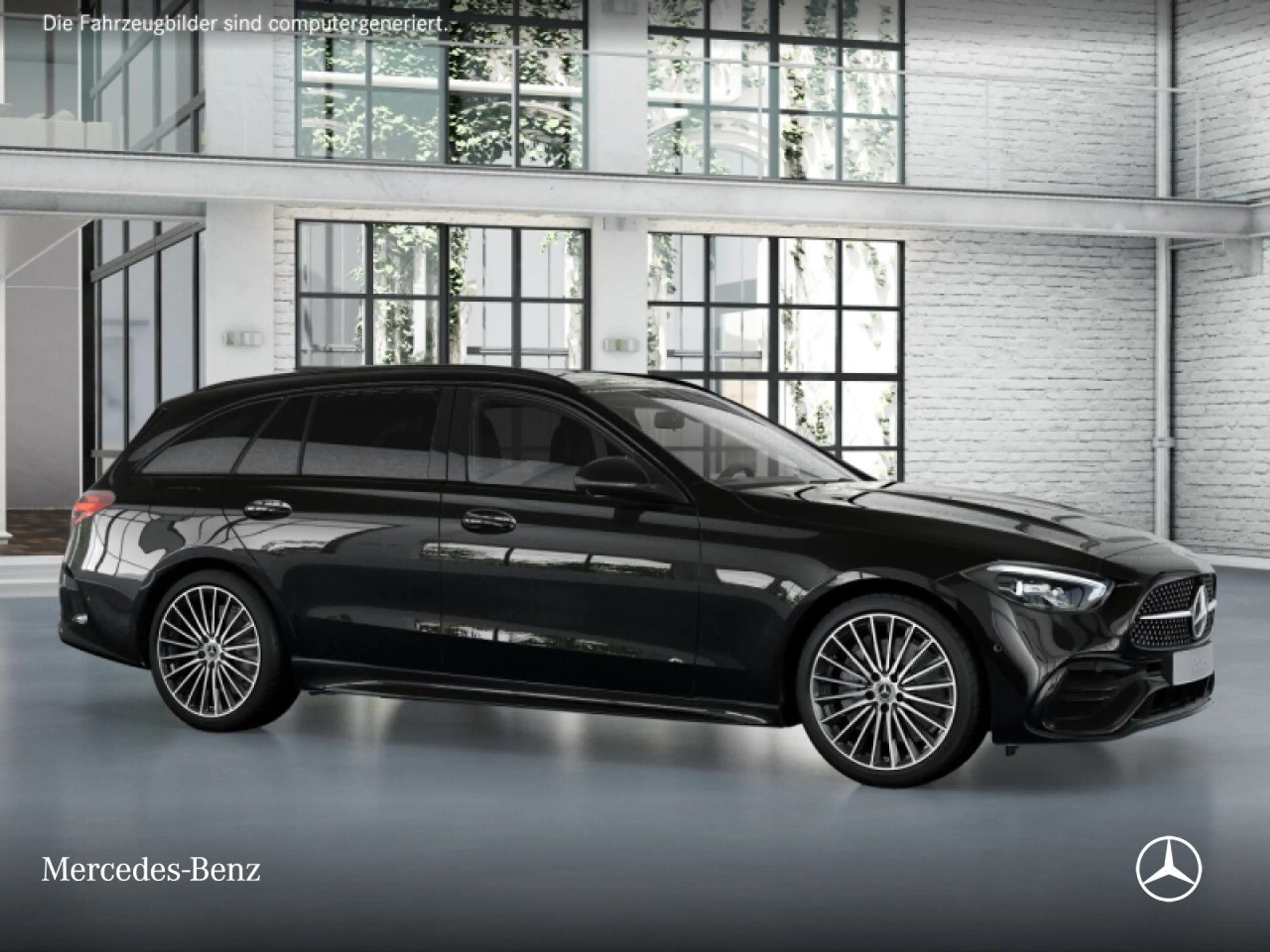 Mercedes-Benz C 200 T AMG+NIGHT+360+AHK+LED+19"+TOTW+KEYLESS+9G — photo 15