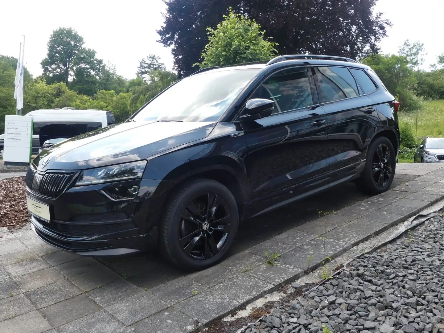 Skoda Karoq Sportline 4x4, Canton, LED, AHK, RF Kamera Noir - 2