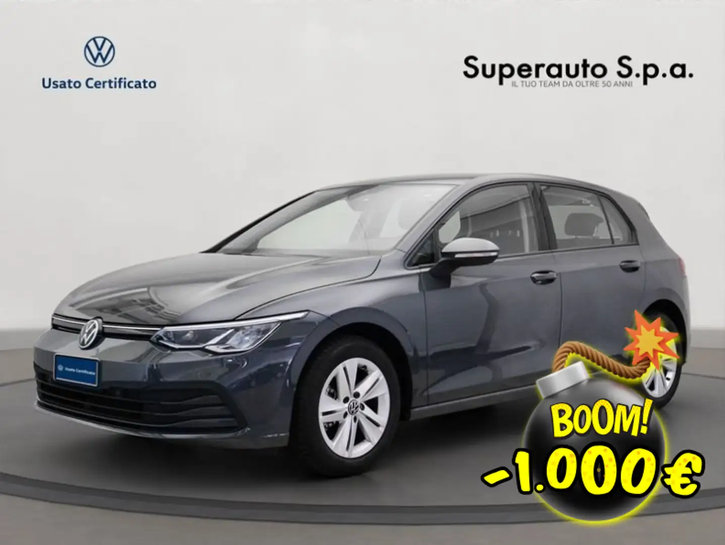 Volkswagen Golf 1.0 eTSI EVO DSG Life Gris - 1