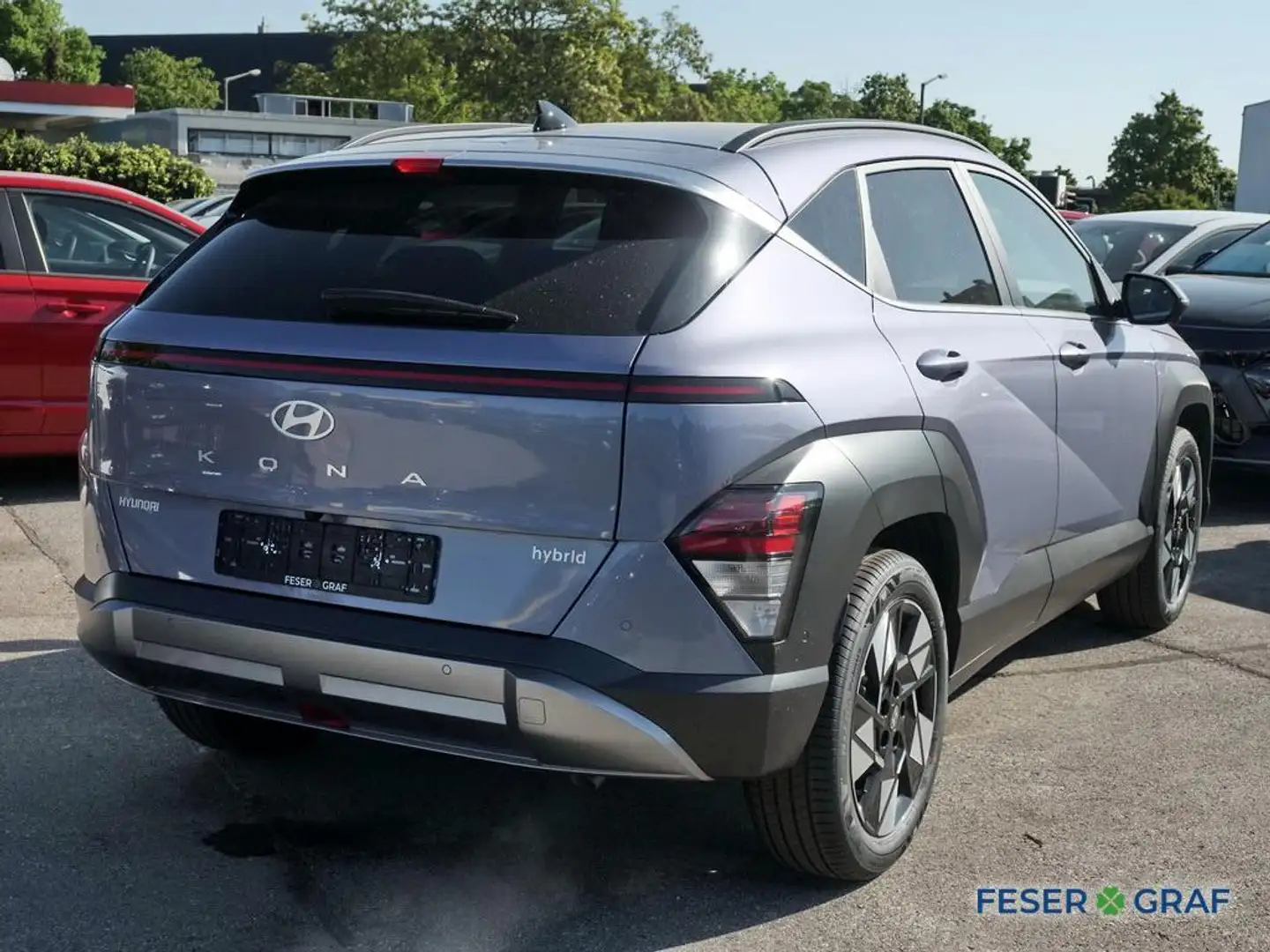 Hyundai KONA TREND HEV NAVI LED CAM SHZ LHZ ASSIST.PAKET Blauw - 2