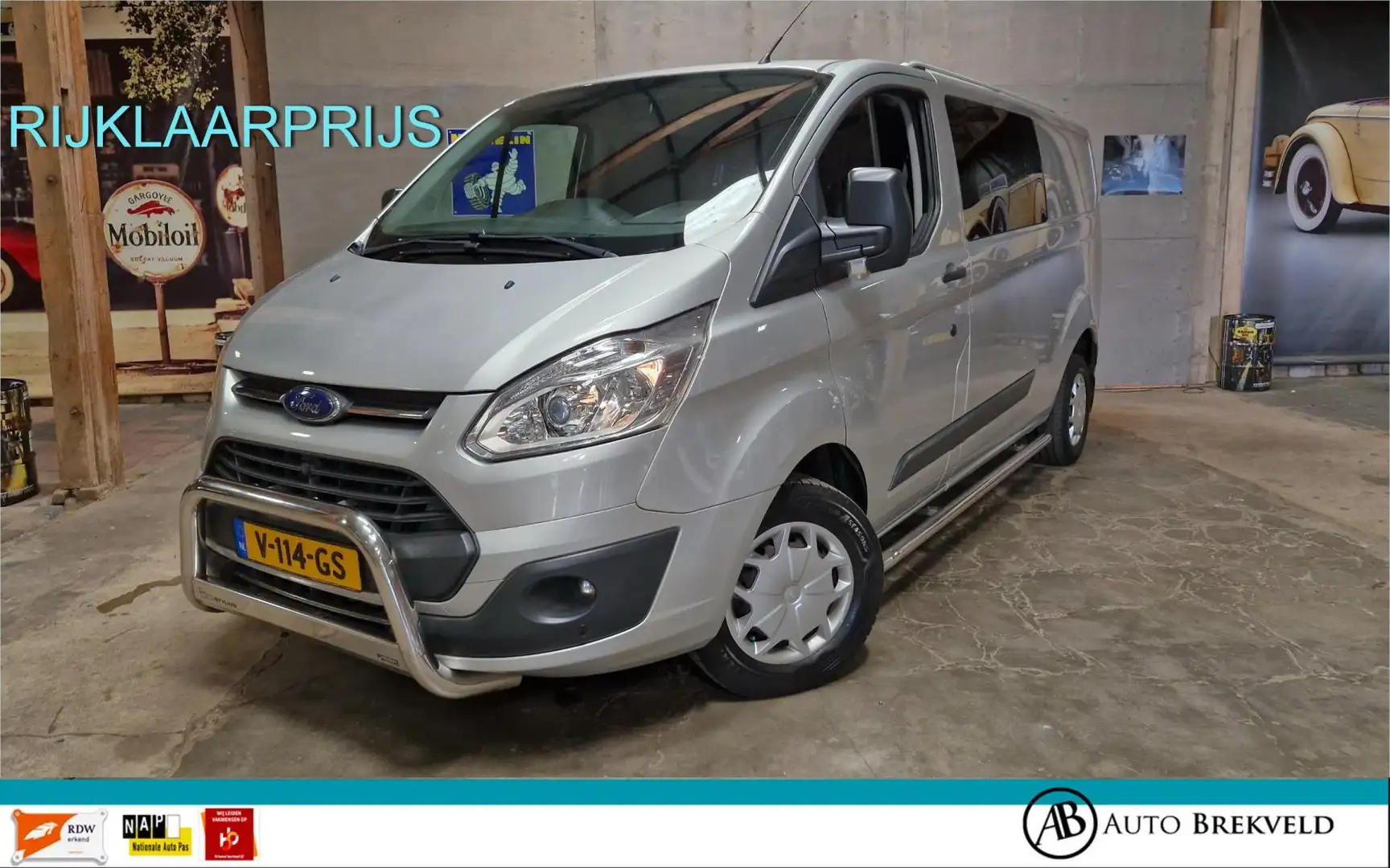 Ford Transit Custom 310 2.0 TDCI L2H1 Limited 131PK Dubbele Cabine | R Stříbrná - 1