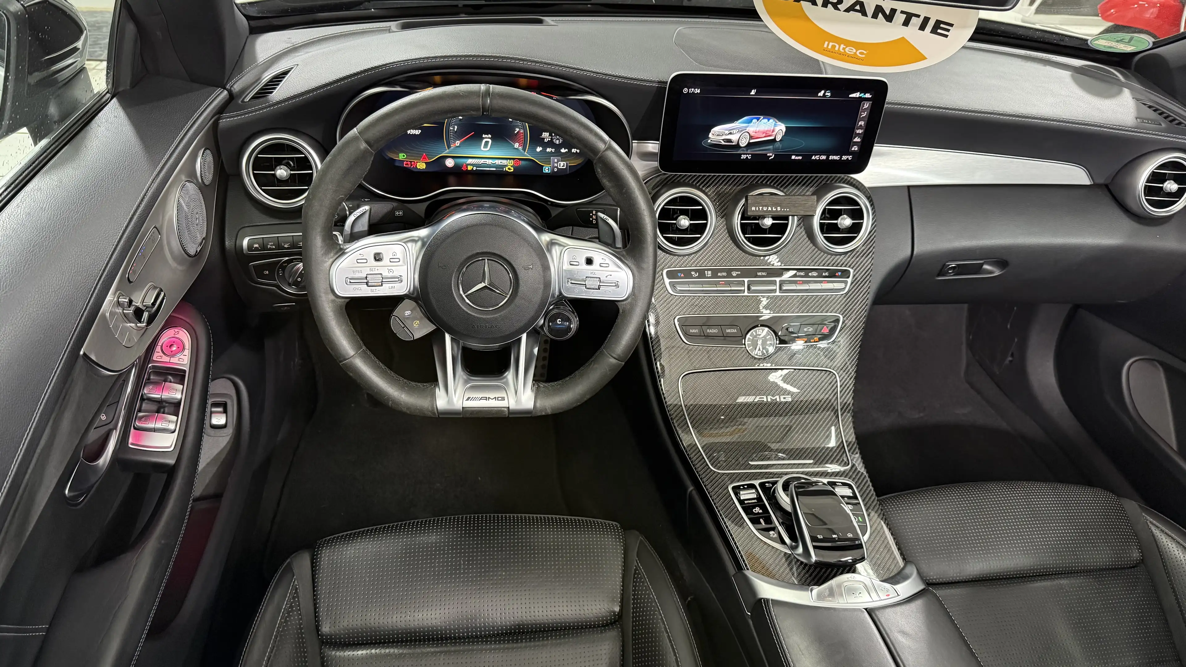 Mercedes-Benz C 63 AMG Burmester Carbon Head-up Multibeam AIRSCARF VOLL! — photo 19