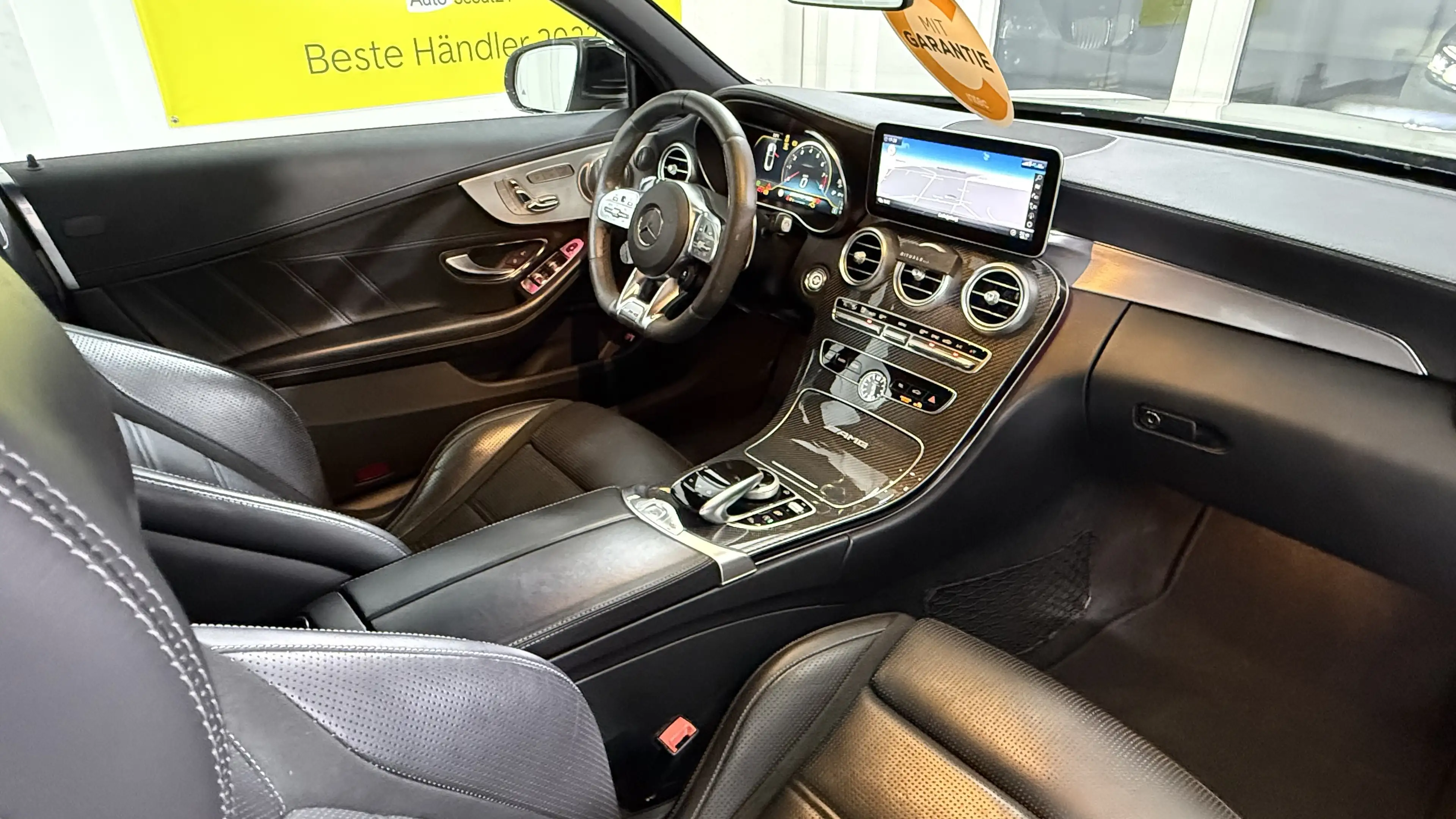 Mercedes-Benz C 63 AMG Burmester Carbon Head-up Multibeam AIRSCARF VOLL! — photo 11