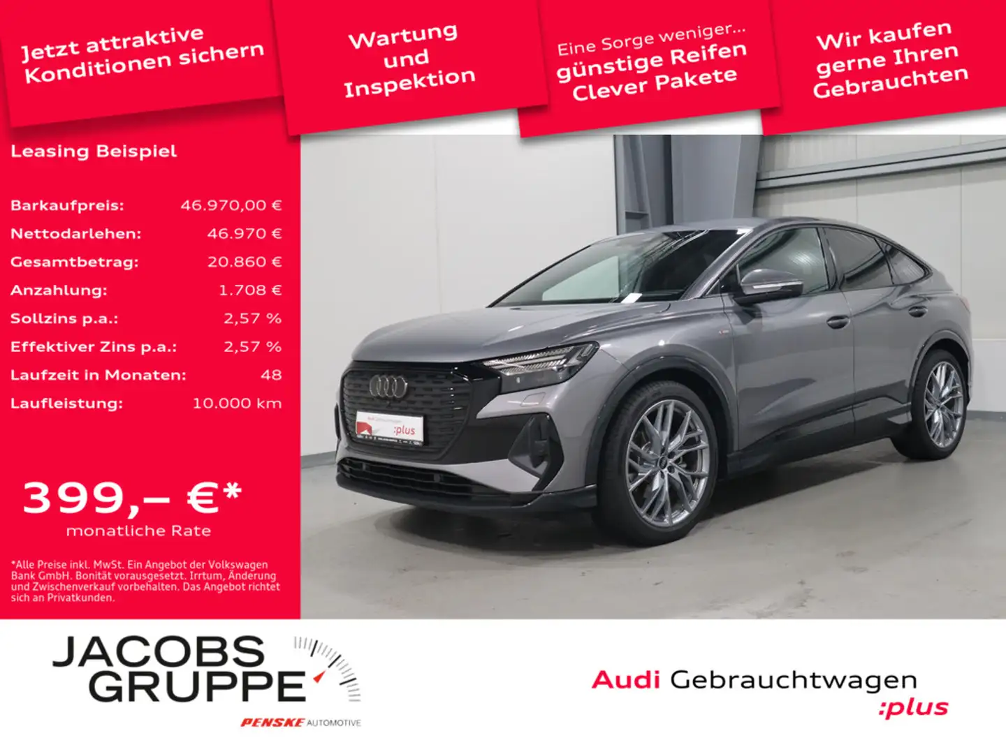 Audi Q4 e-tron Grau - 1