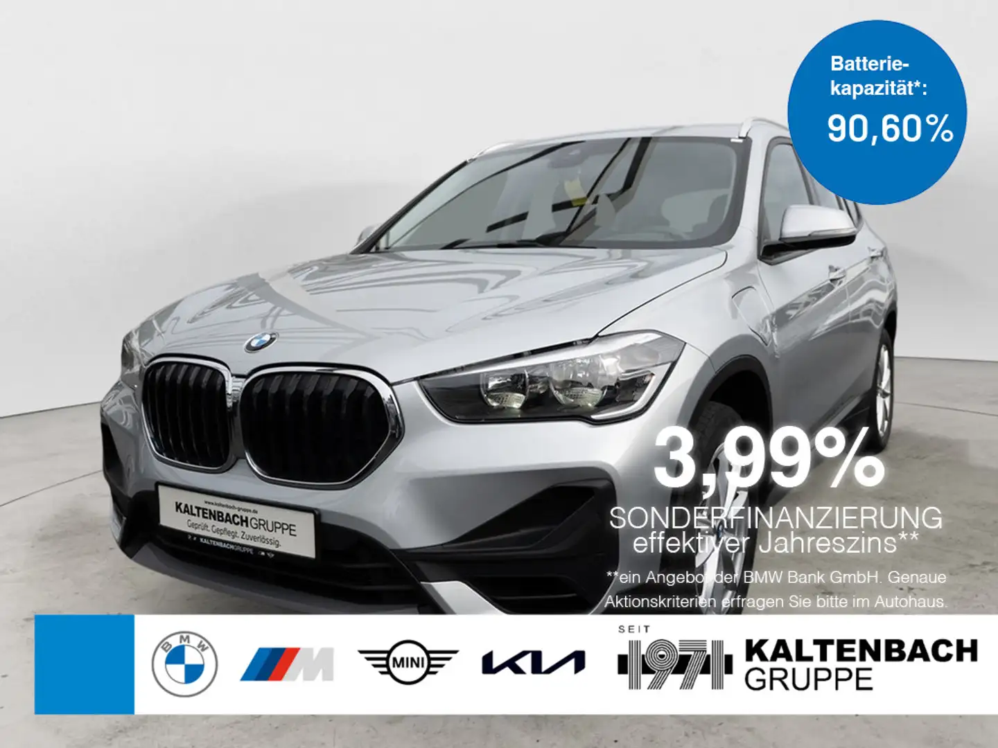 BMW X1 xDrive 25e Advantage FACEL. PANO AHK SHZ Silber - 1