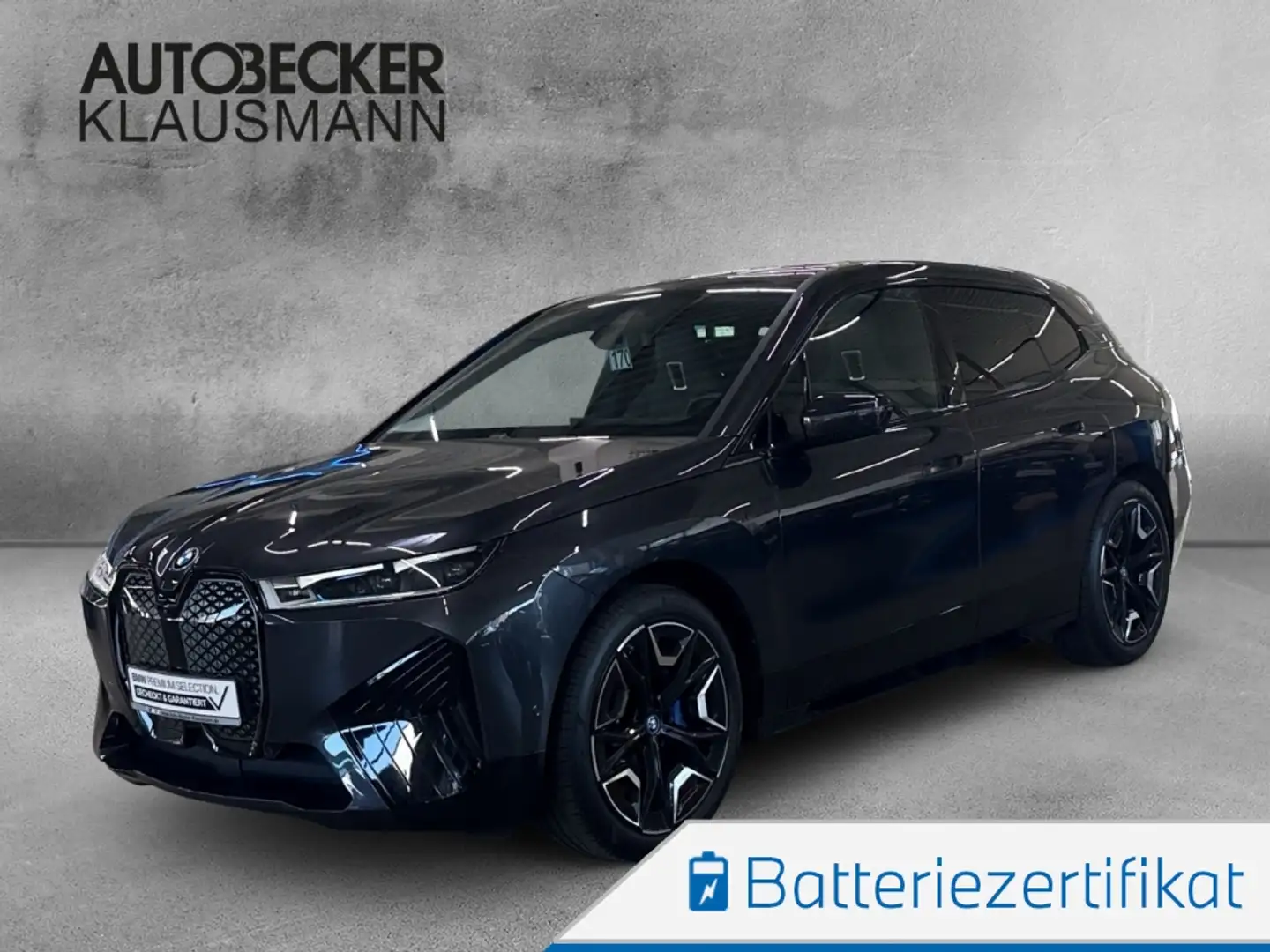 BMW iX xDRIVE 40 SPORTPAKET AHK LC PROF NAVI ACC LASER Grau - 1