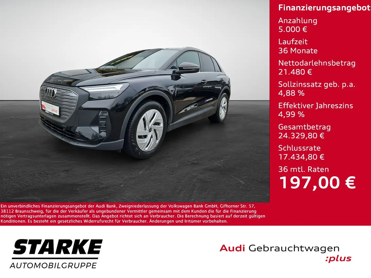 Audi Q4 e-tron SUV 35 NaviPlus LED APS GJR KlimaPaket Чорний - 1
