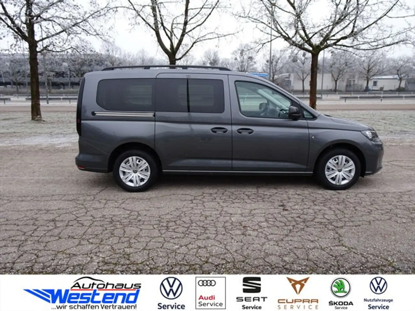 Volkswagen Caddy Maxi Kombi 1.5l TSI 84kW DSG 7 Sitzer Klima Grau - 2