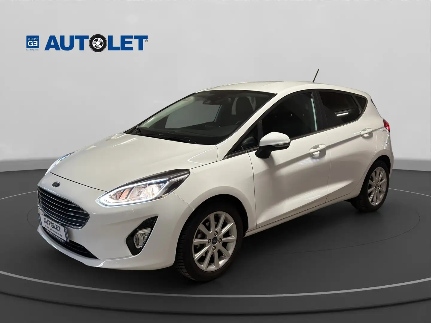 Ford Fiesta Fiesta VII 2017 5p 5p 1.5 tdci TITANIUM 85cv Bianco - 1