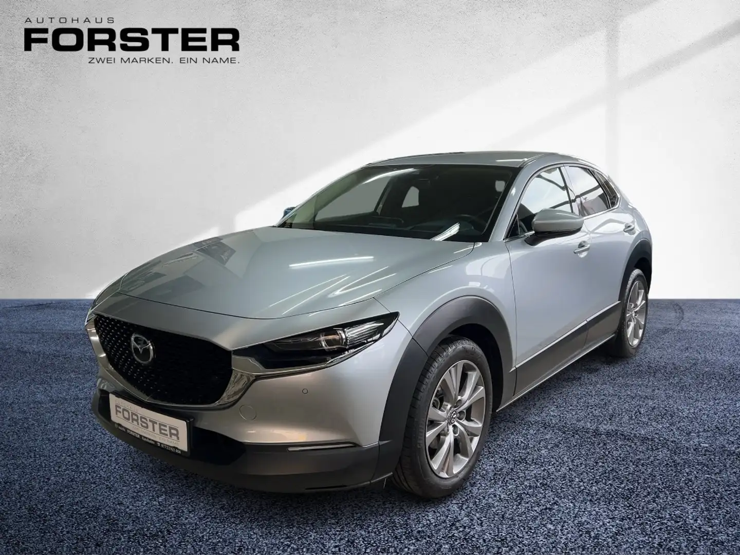 Mazda CX-30 /G122/COMF+/ST LED Navi Head-Up SHZ Plateado - 1