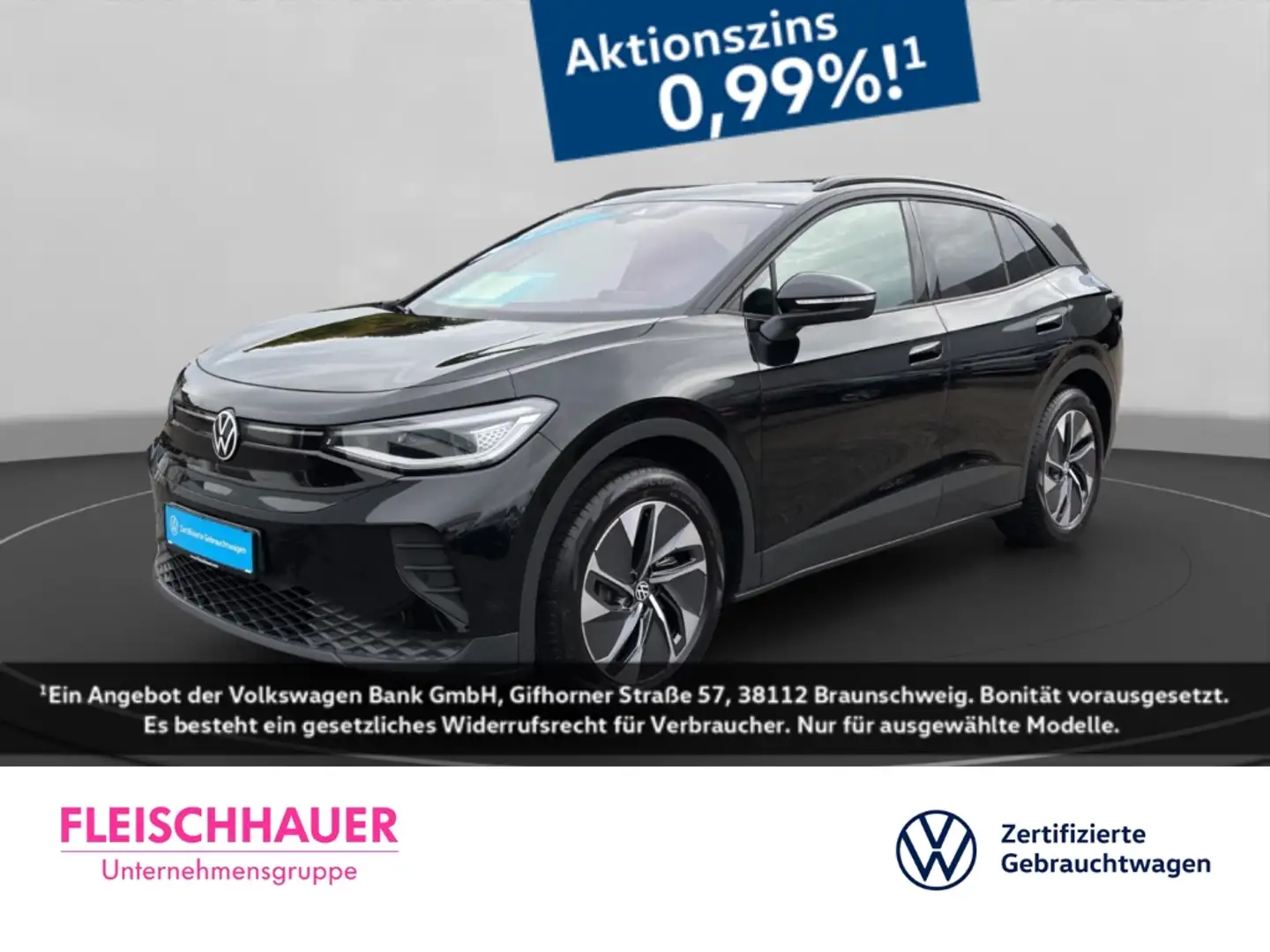 Volkswagen ID.4 Pure electric Infotainment-Paket+SHZ Schwarz - 1