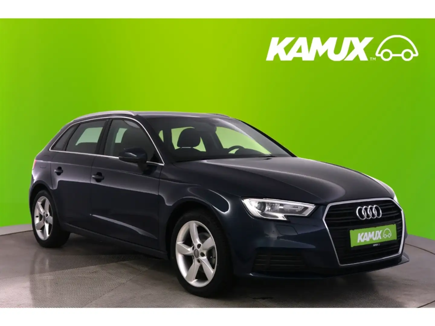 Audi A3 2.0TDI SB S-tronic+XENON+NAVI+VIRTUAL+PDC Gris - 1