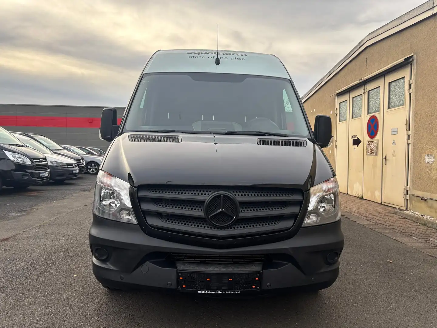 Mercedes-Benz Sprinter Kasten 319 CDI Hoch, Lang-KLIMA-AHK-KAM Schwarz - 2