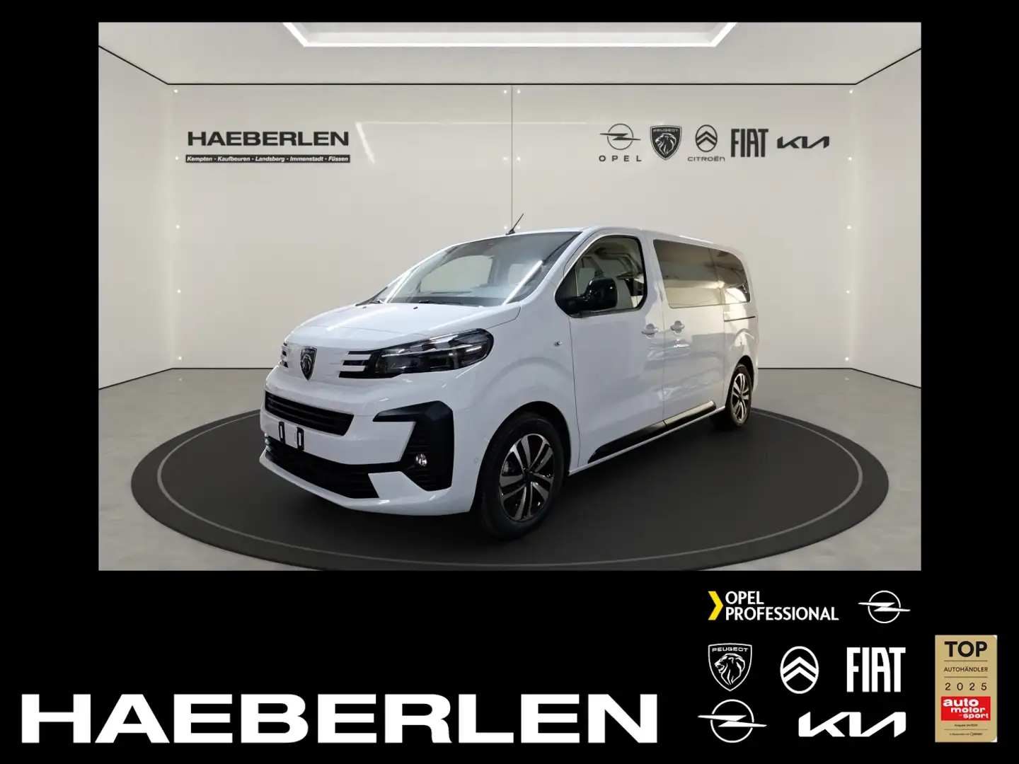 Peugeot Traveller L2 Active 17'' Alu | 8 Sitze | AHK Blanco - 1