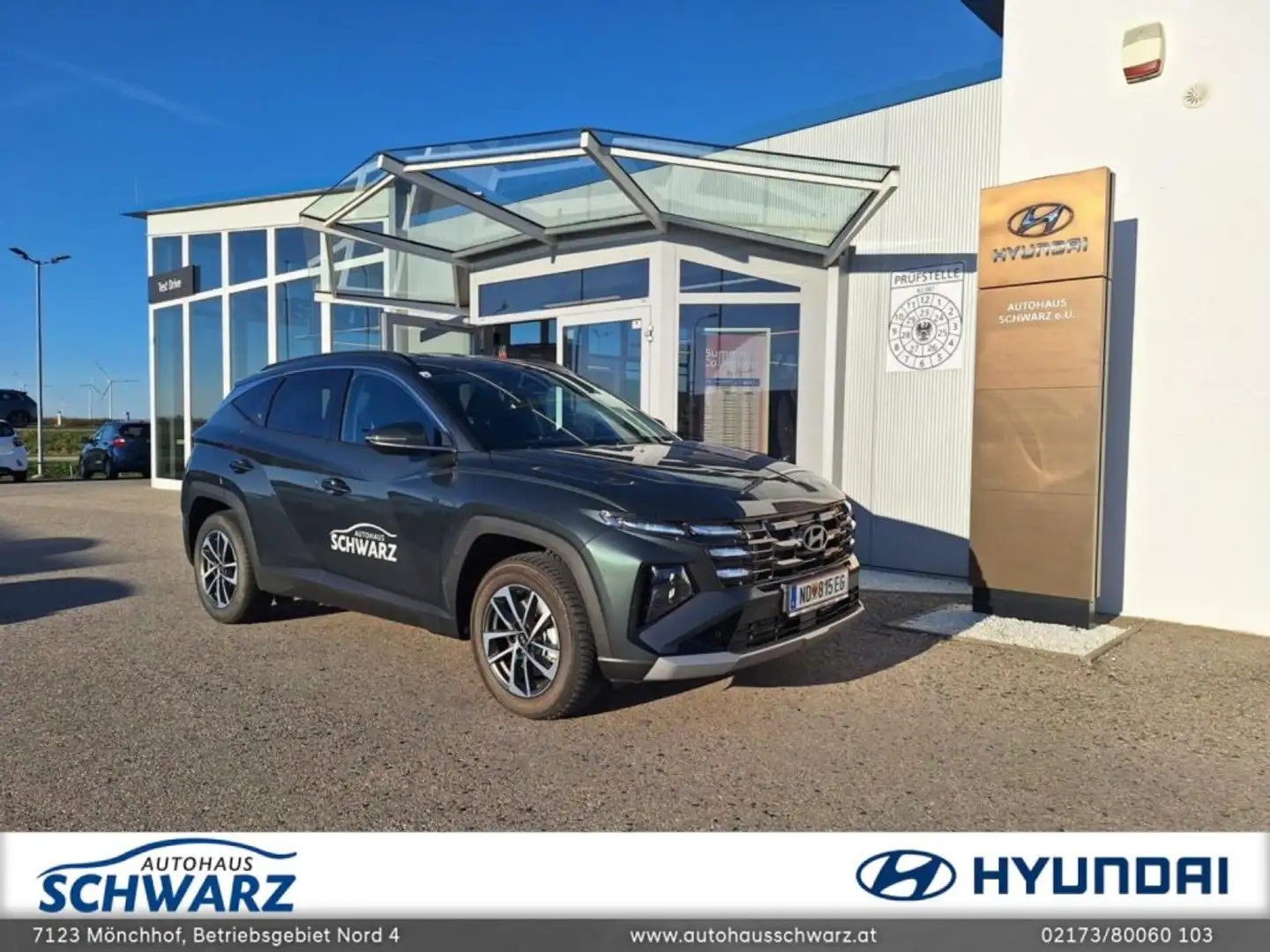 Hyundai TUCSON NX4 GO 1,6 T-GDi PHEV 2WD AT t5pg1 Grün - 1