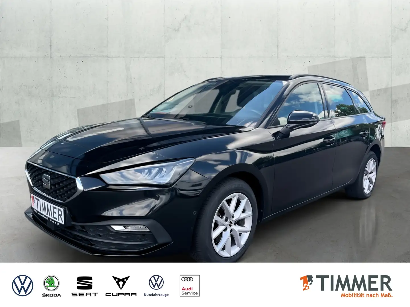 SEAT Leon SP 1.5 eTSI DSG STYLE *LED *VIRTUAL *TEMPO *NAVI Schwarz - 1
