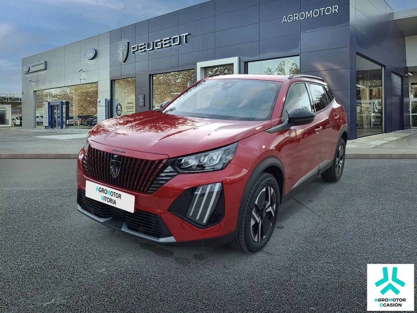 Peugeot 2008 Allure Gasolina 100 S&S 6 Vel. MAN Rojo - 1