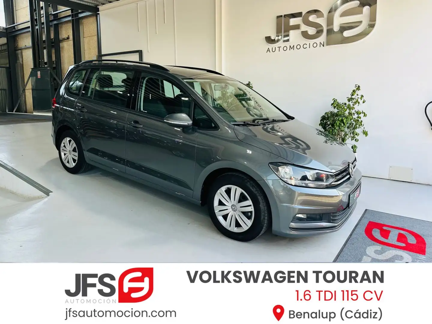 Volkswagen Touran 1.6TDI Business Edition 85kW Gris - 1