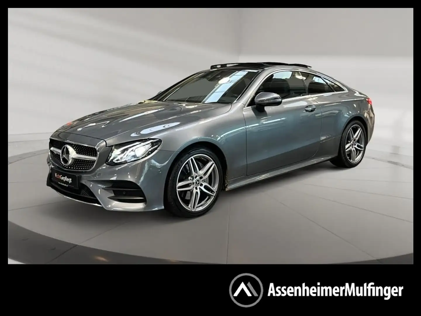 Mercedes-Benz E 220 d Coupe AMG AMG+Comand+HUD+Pano+SHD+Wide Grau - 1