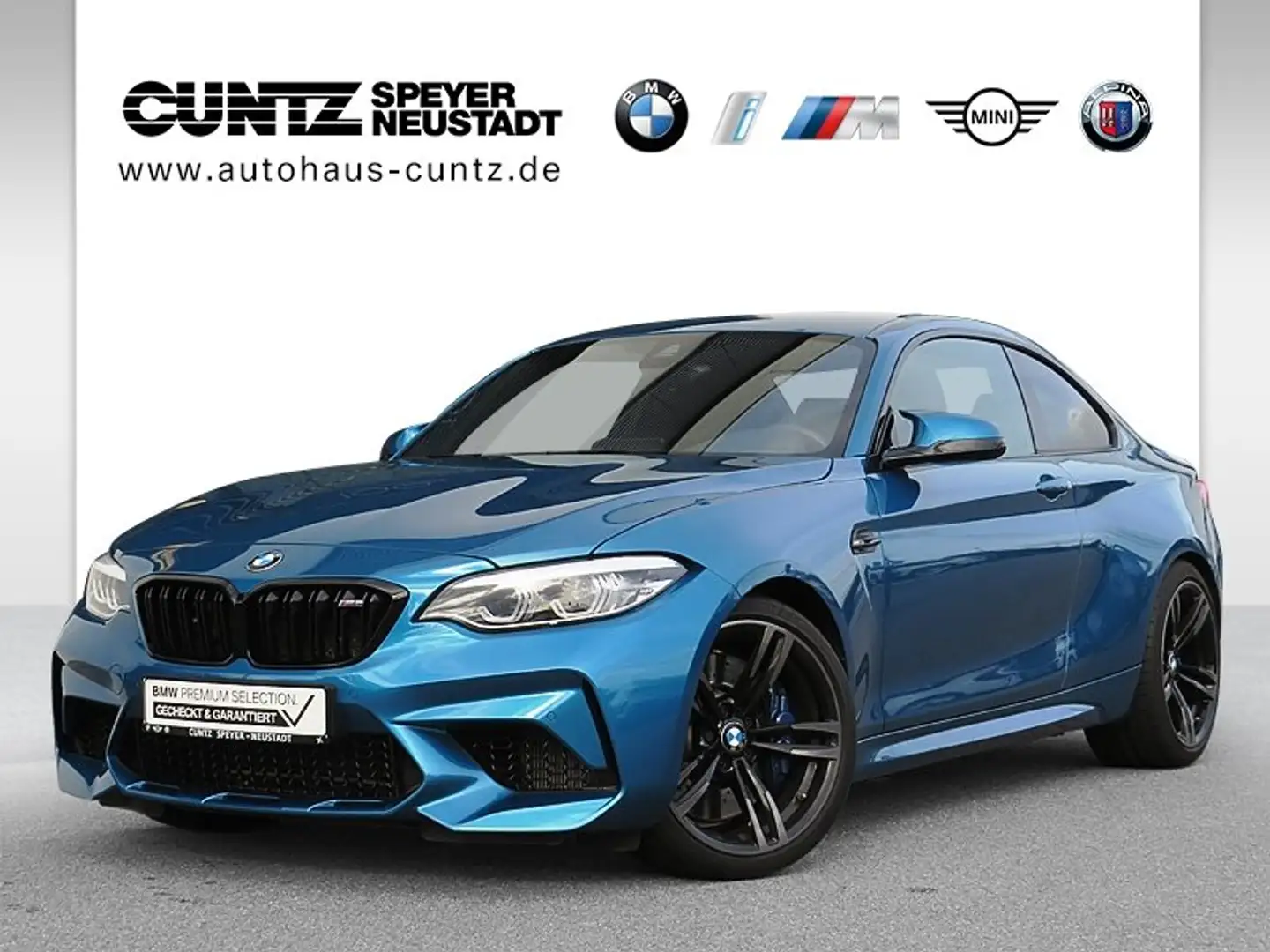 BMW M2 Competition Coupé HK HiFi DAB LED WLAN Shz Bleu - 1