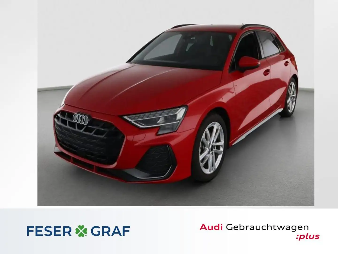 Audi A3 S Line 30 TFSI +Matrix+ACC+AHK+Navi+ Rojo - 1
