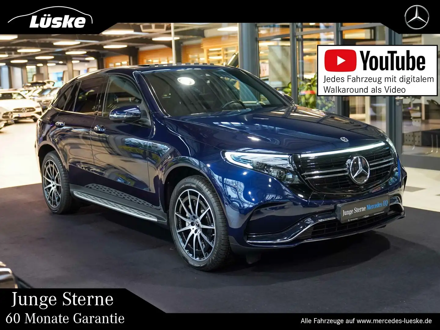 Mercedes-Benz EQC 400 EQC 400 4M AMG Line 5 Jahre Garantie Burmester Bleu - 1