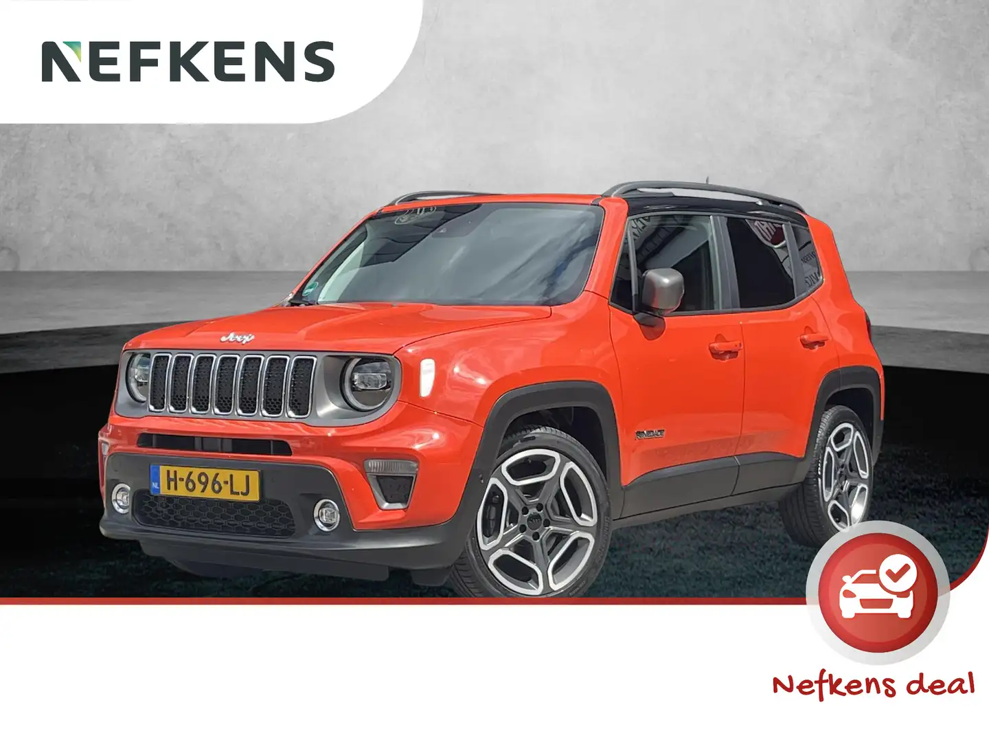 Jeep Renegade 1.3 Turbo 150pk Limited Automaat | 1ste eigenaar | Arancione - 1