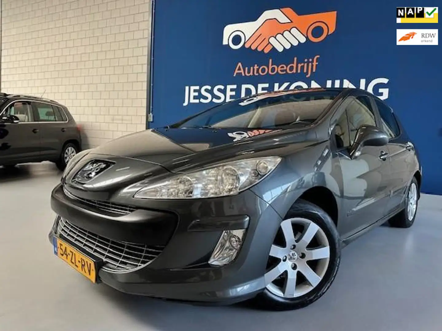 Peugeot 308 1.6 VTi XS automaat.bj.2008.Panoramadak,Navigatie, Grijs - 1