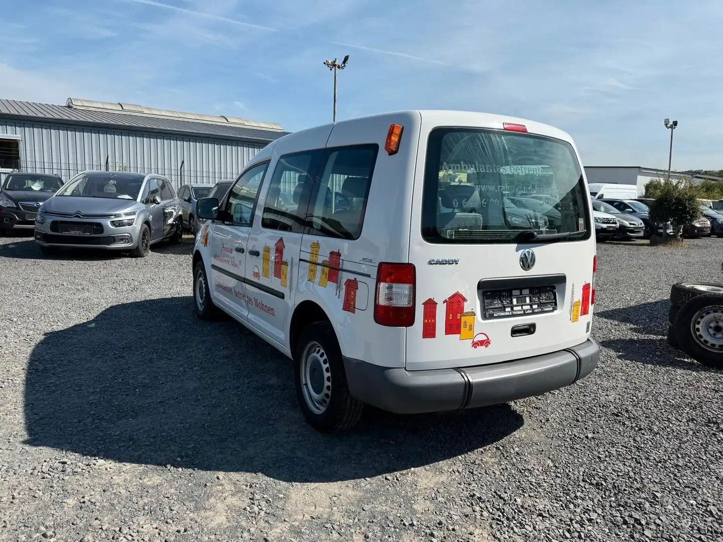 Volkswagen Caddy Kombi/BEHINDERGERECHT/TÜV NEU Weiß - 2