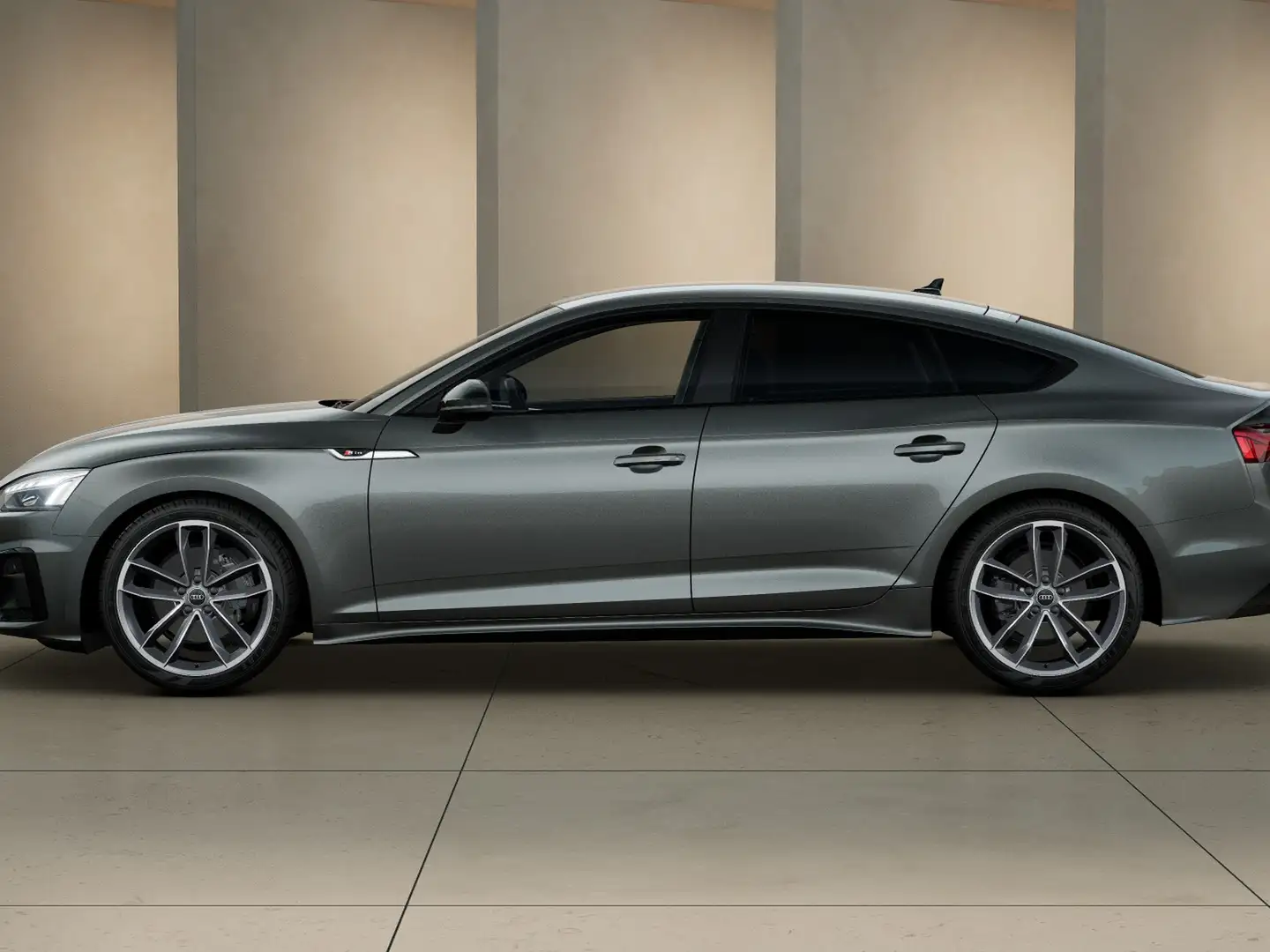 Audi A5 sportback 40 2.0 tdi mhev s line edition quattro 2 Grigio - 2