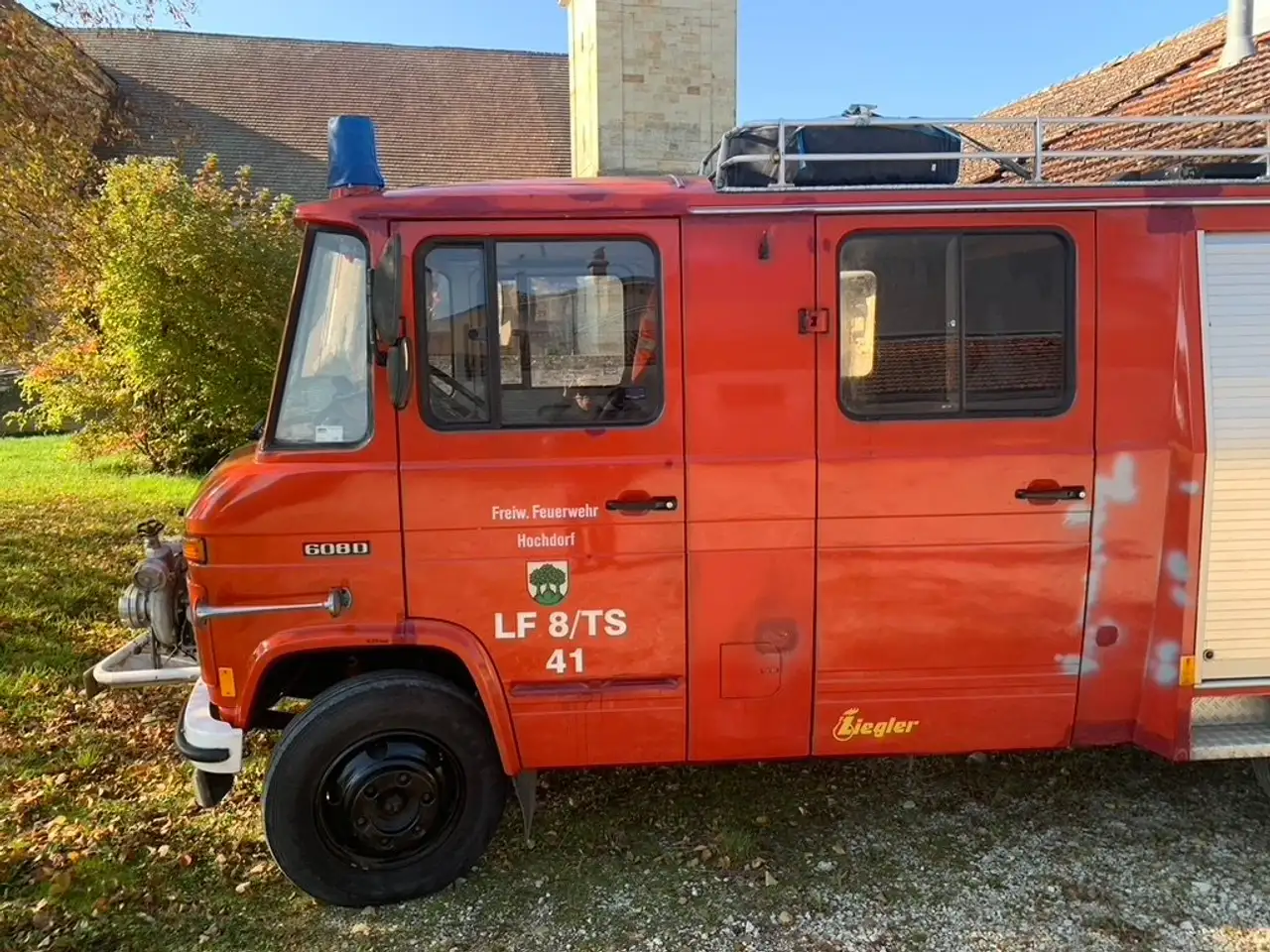 Mercedes-Benz brandweerauto 608D, foto 5