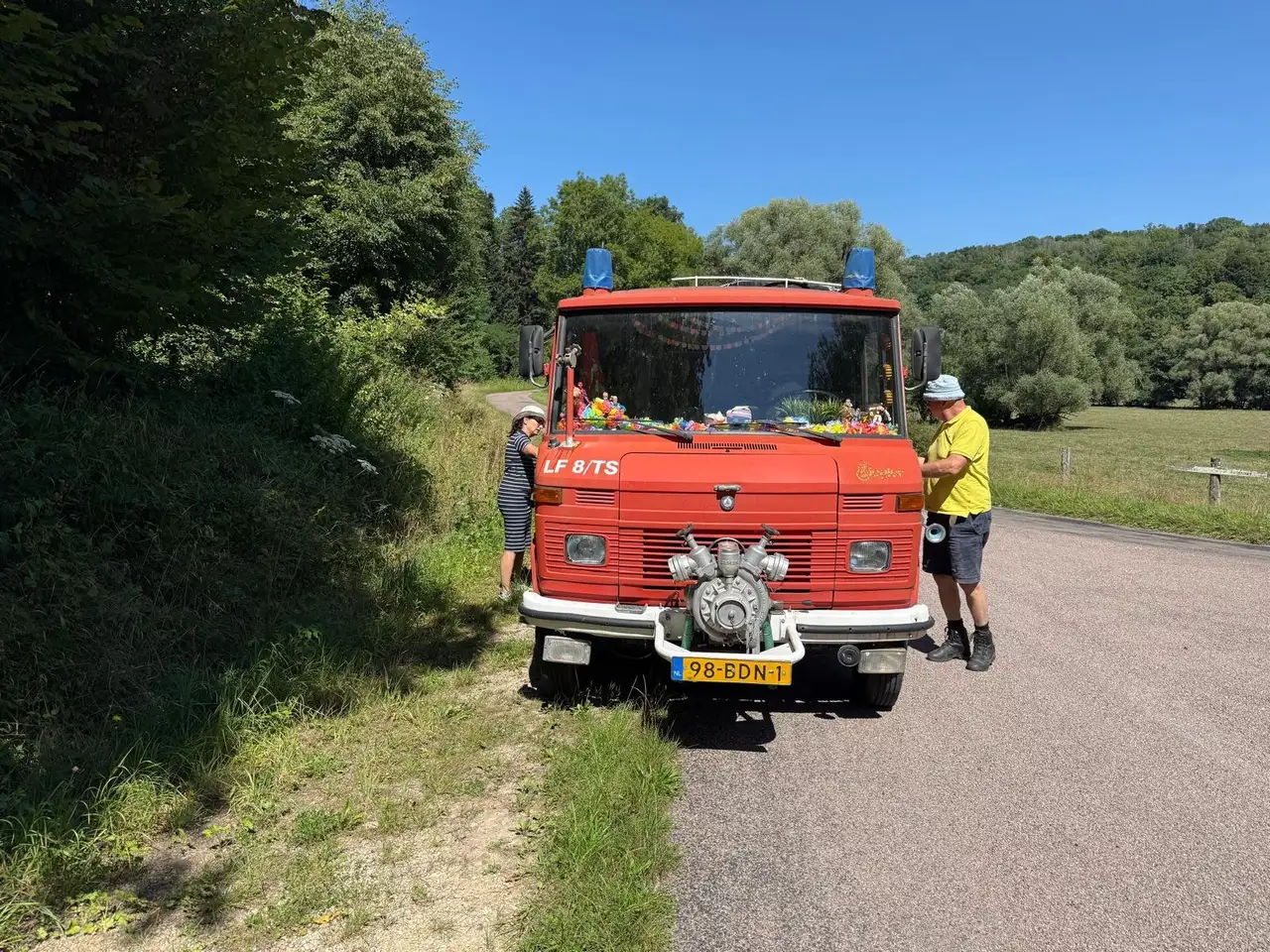 Mercedes-Benz brandweerauto 608D, foto 2