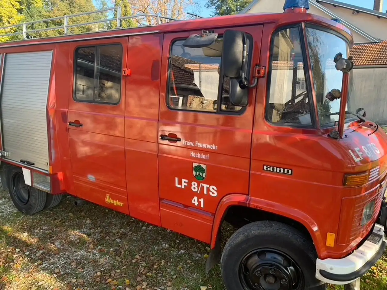 Mercedes-Benz brandweerauto 608D, foto 6