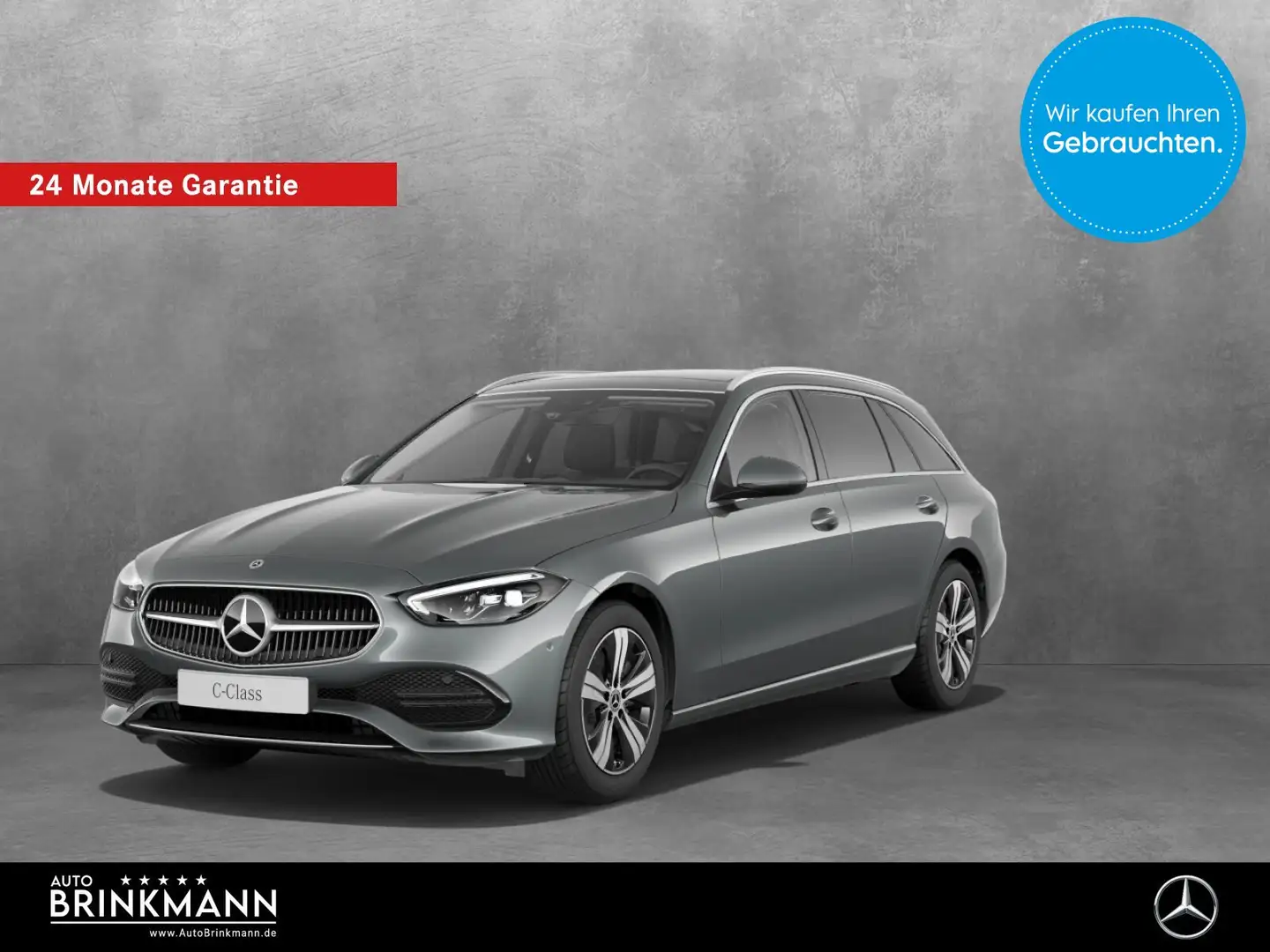 Mercedes-Benz C 220 C 220 d T-Modell AVANTGARDE/AHK/PANO-SHD/MBUX LED Grau - 1