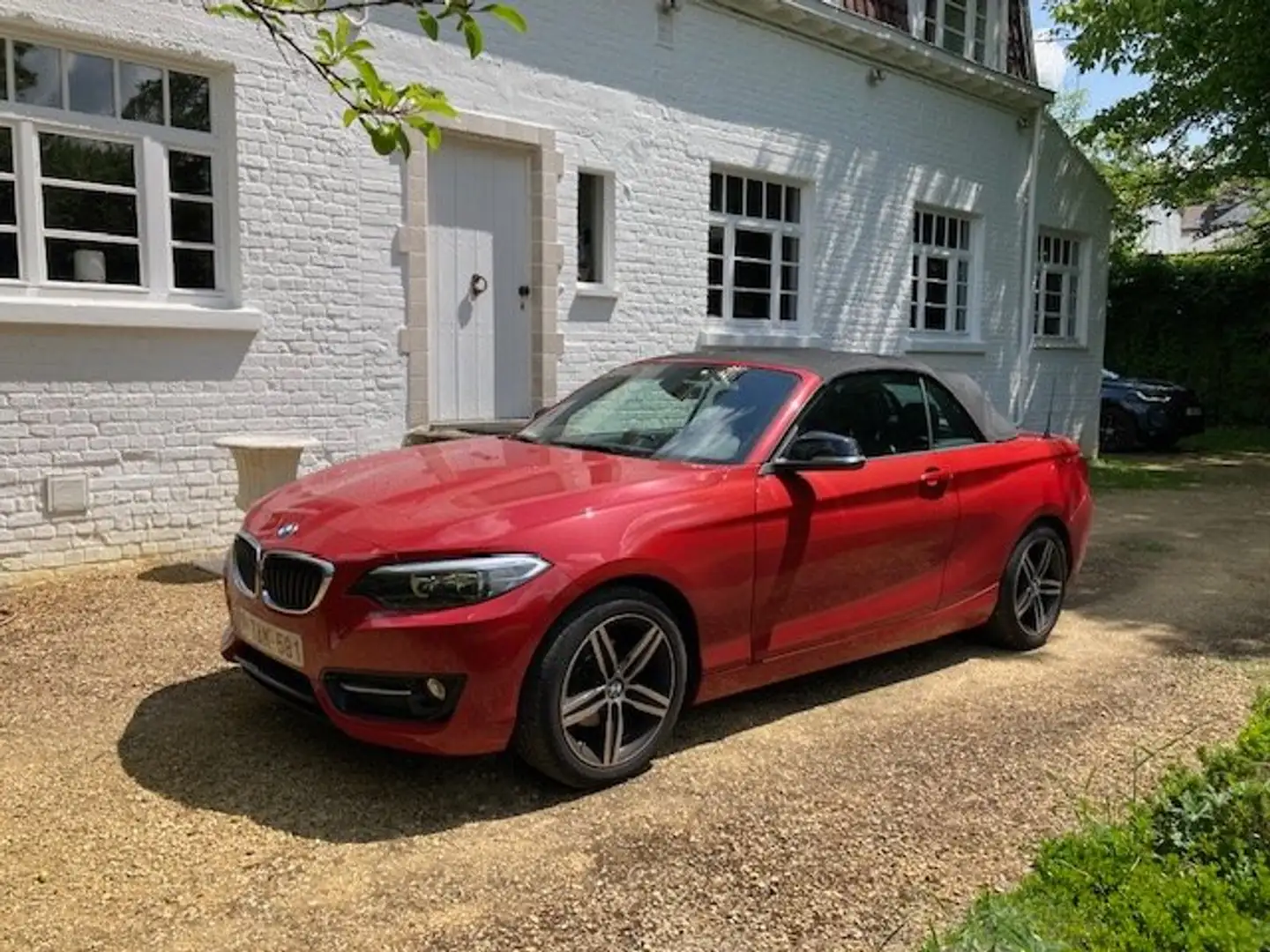 BMW 218 Cabriolet 218iA Rood - 2