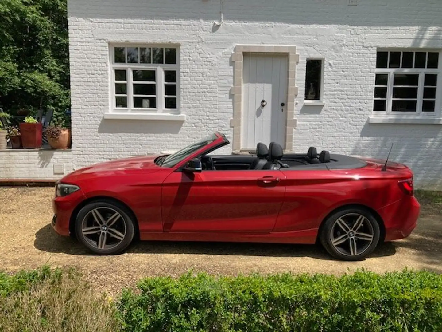 BMW 218 Cabriolet 218iA Rood - 1