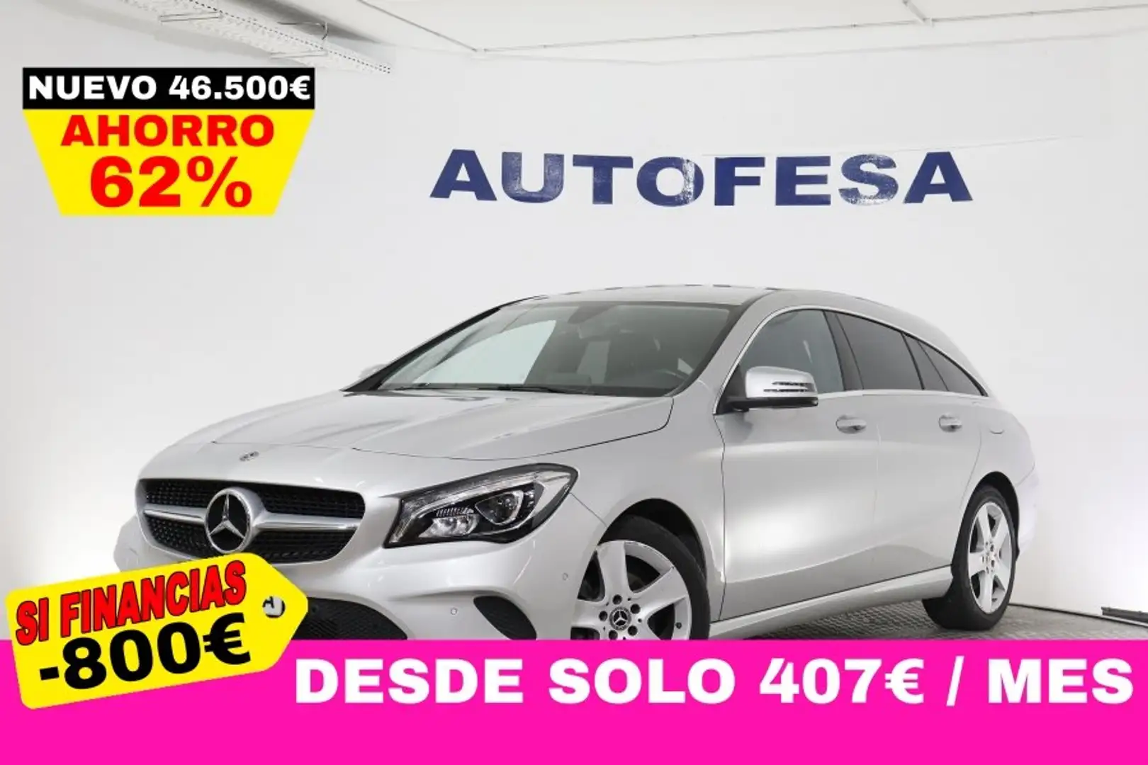 Mercedes-Benz CLA 180 D SHOOTING BRAKE 170CV AUTO 5P # IVA DEDUCIBLE, NA Gris - 1