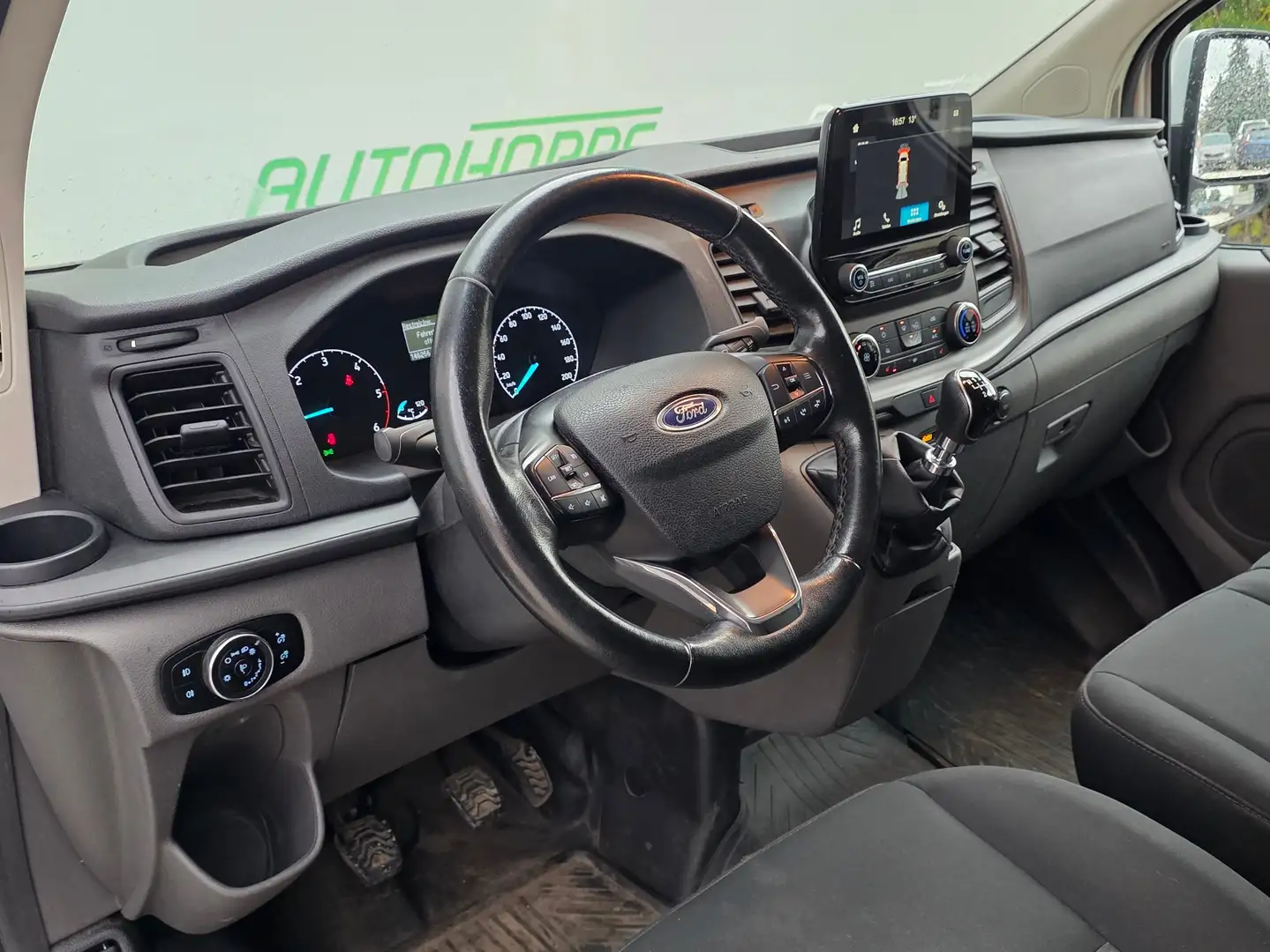 Ford Transit Custom 320 L2 Trend, AHK, Kamera , SHZ, Sortimo, 8Rädr Weiß - 2