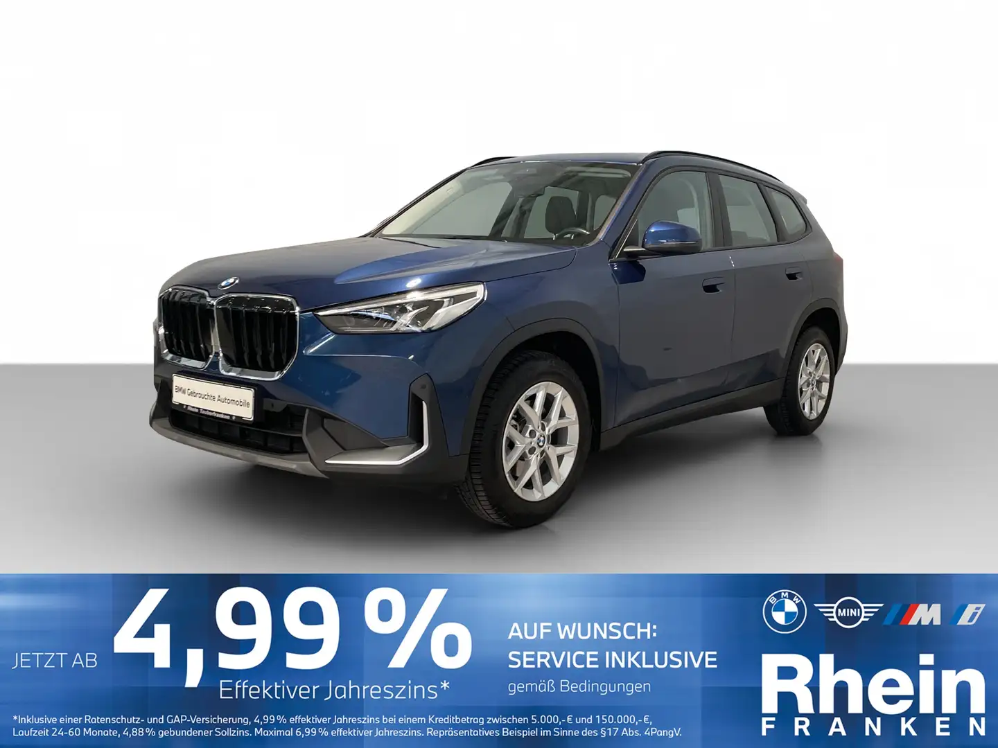 BMW X1 sDrive 18i Panorama*Parkassist*Navi* Blauw - 1